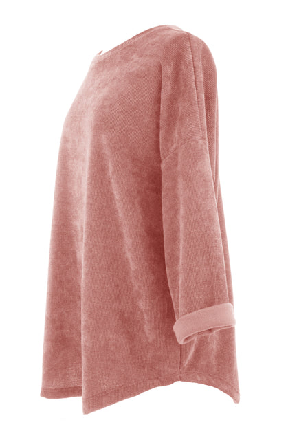 Chenille Necklace Top