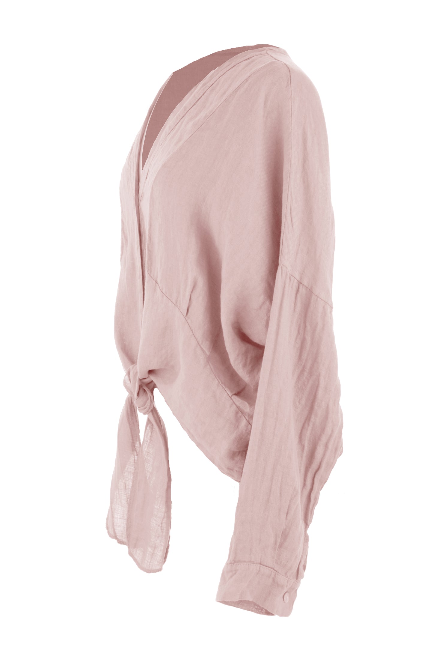 Tie Front Linen Shirt