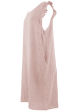 Load image into Gallery viewer, Sleeveless Button Back Linen Dress
