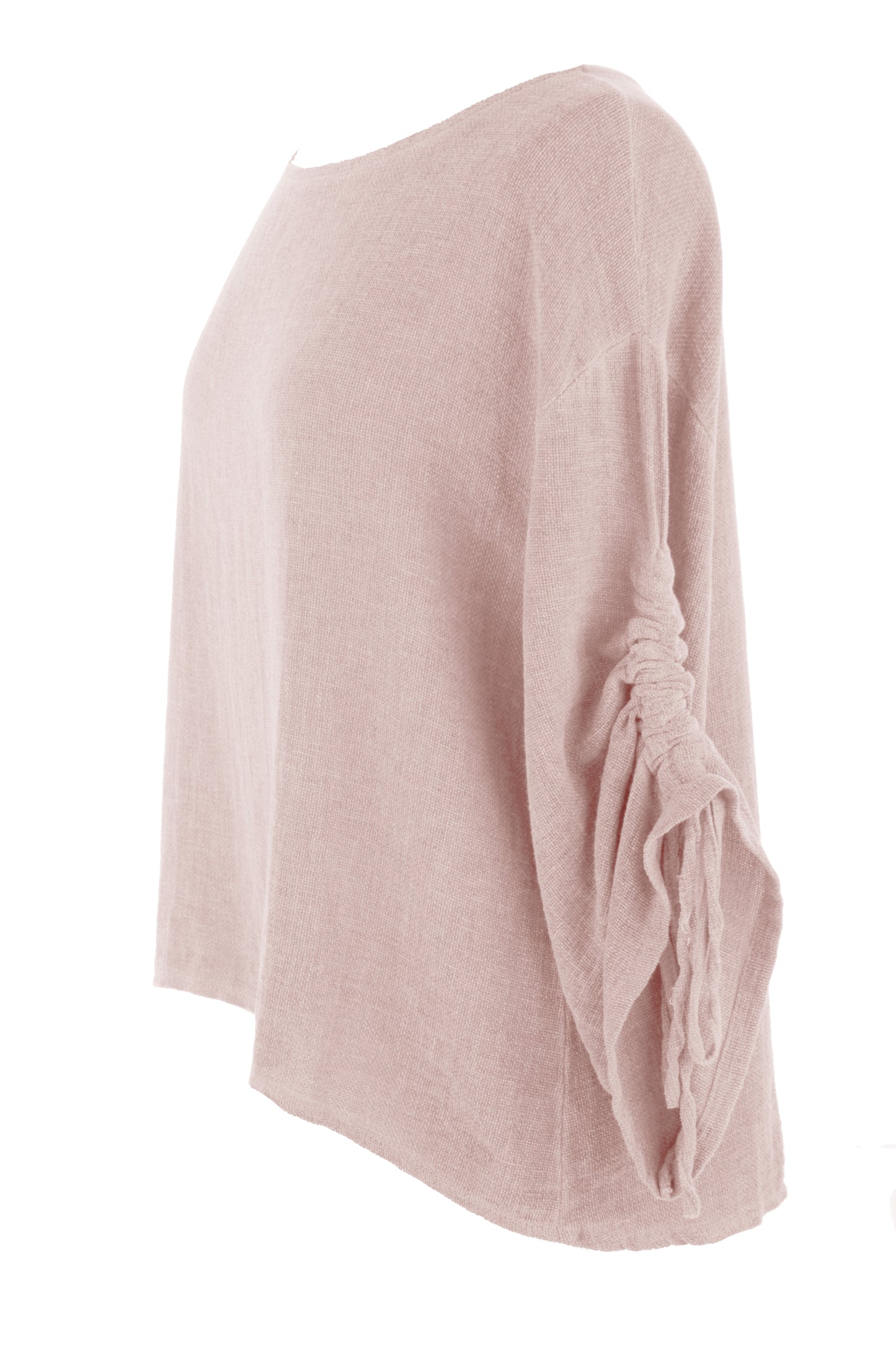 Ruched Sleeve Teabag Top