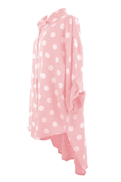 Polka Dot Cotton Shirt