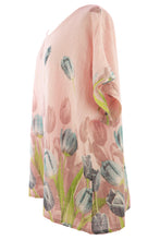 Load image into Gallery viewer, Tulip Print Necklace Cotton Top
