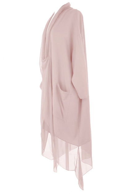 Crossover Silk Panel Tunic