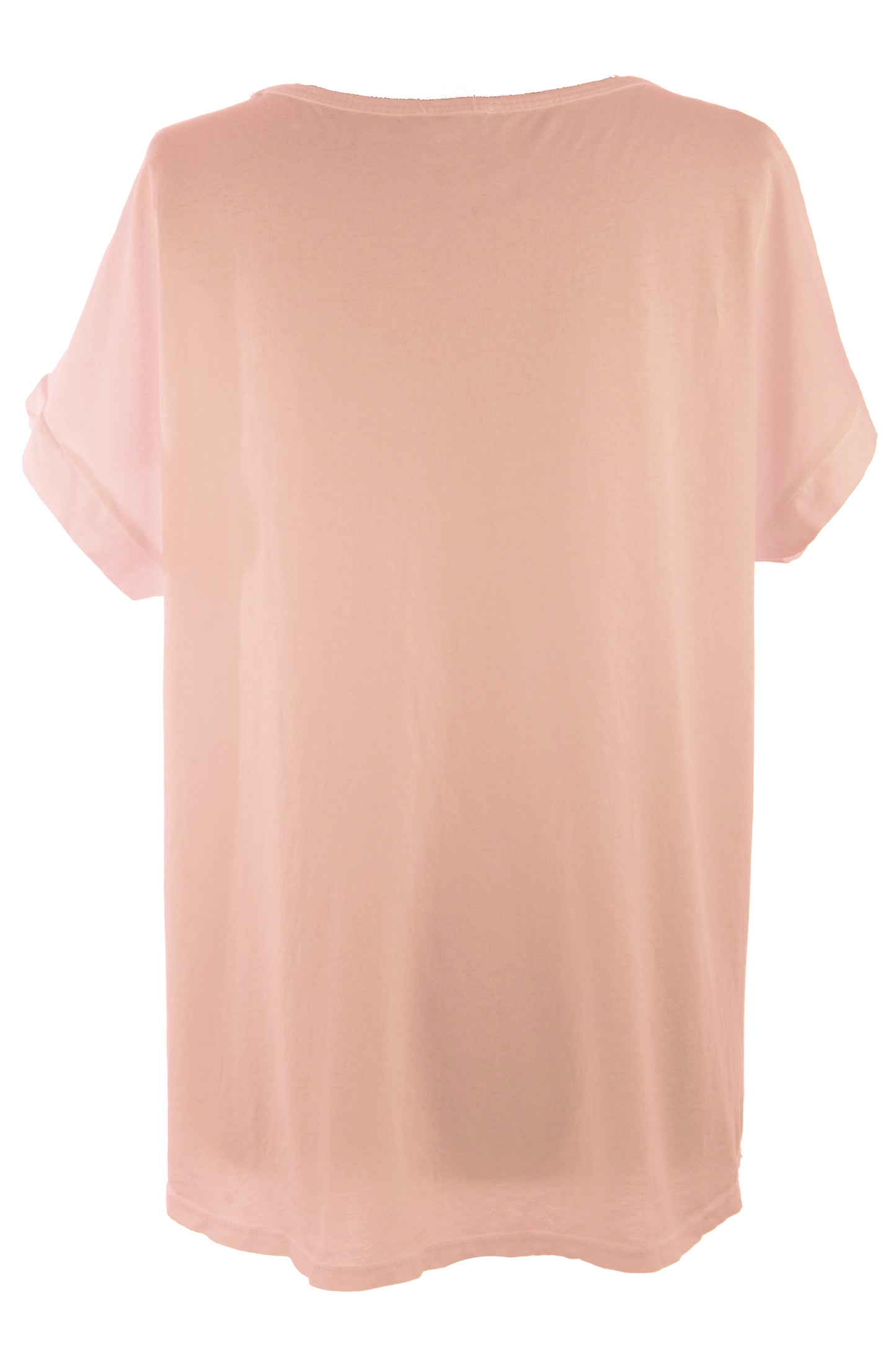 Foil Flower Linen Top