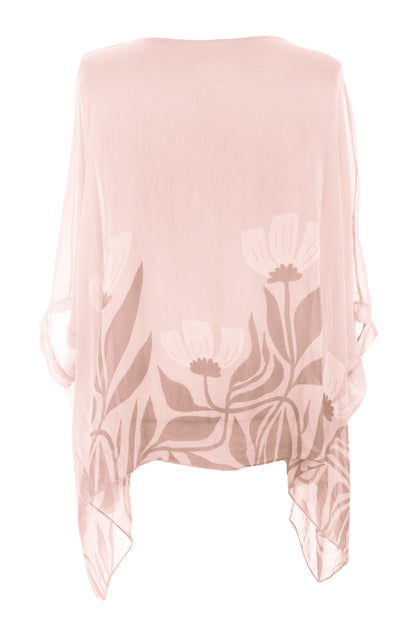 Floral Print Silk Blouse