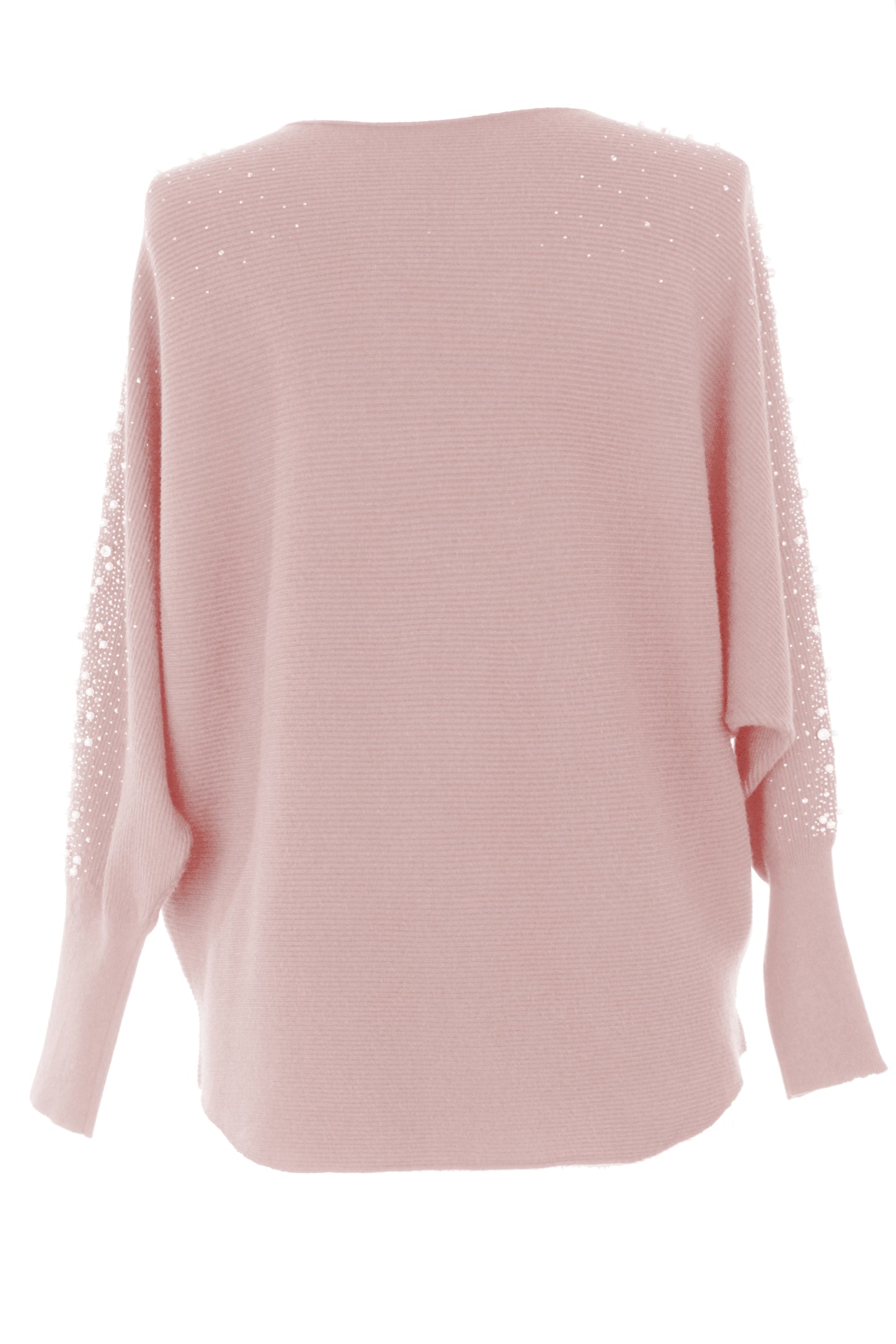 Pearl Diamante Sleeve Jumper