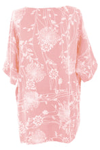 Load image into Gallery viewer, Dandelion Print Button Detail Top
