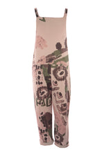 Load image into Gallery viewer, Abstract Print Dungaree
