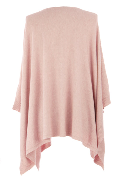 Sequin Star Knit Poncho