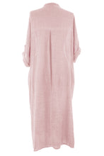 Load image into Gallery viewer, V Neck 2 Pocket Cotton Midi
