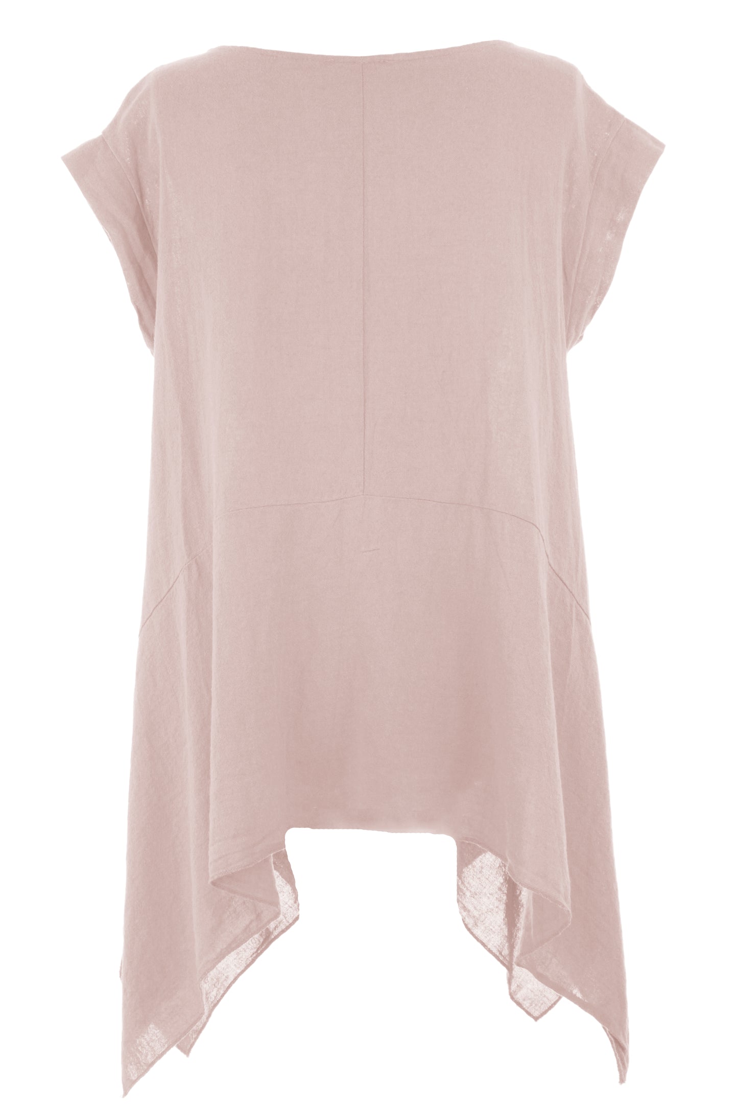 Hanky Hem Linen Top