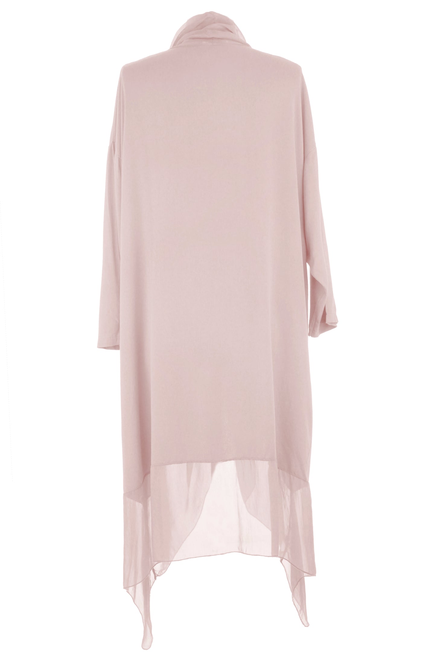 Crossover Silk Panel Tunic