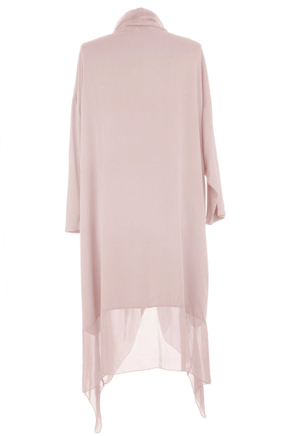 Crossover Silk Panel Tunic