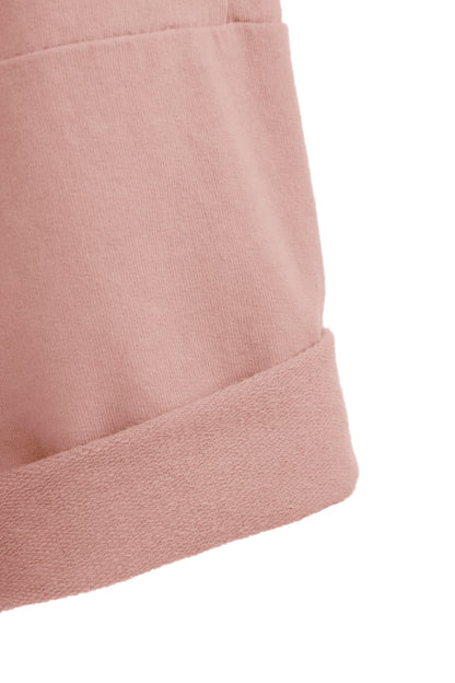 Rushed Collar Jersey Jacket