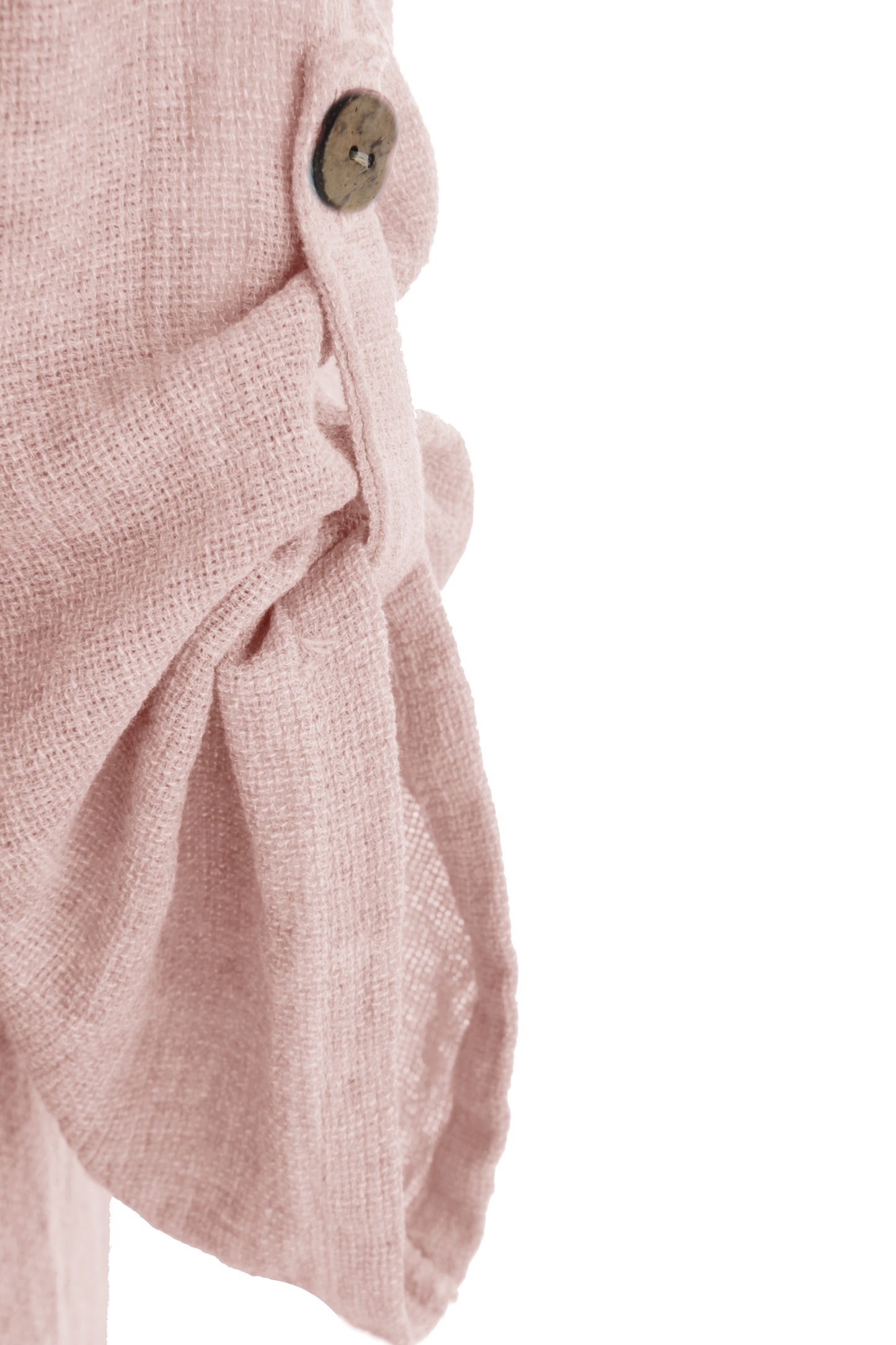 Cutout Button Detail Teabag Top