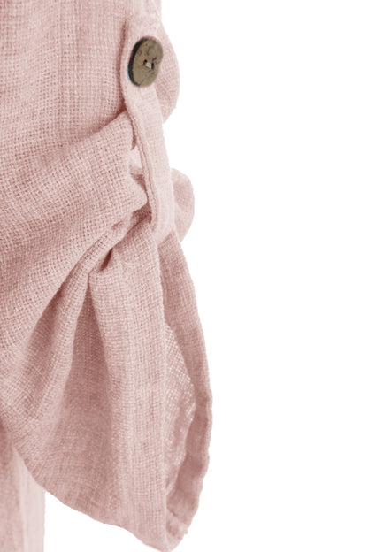 Cutout Button Detail Teabag Top