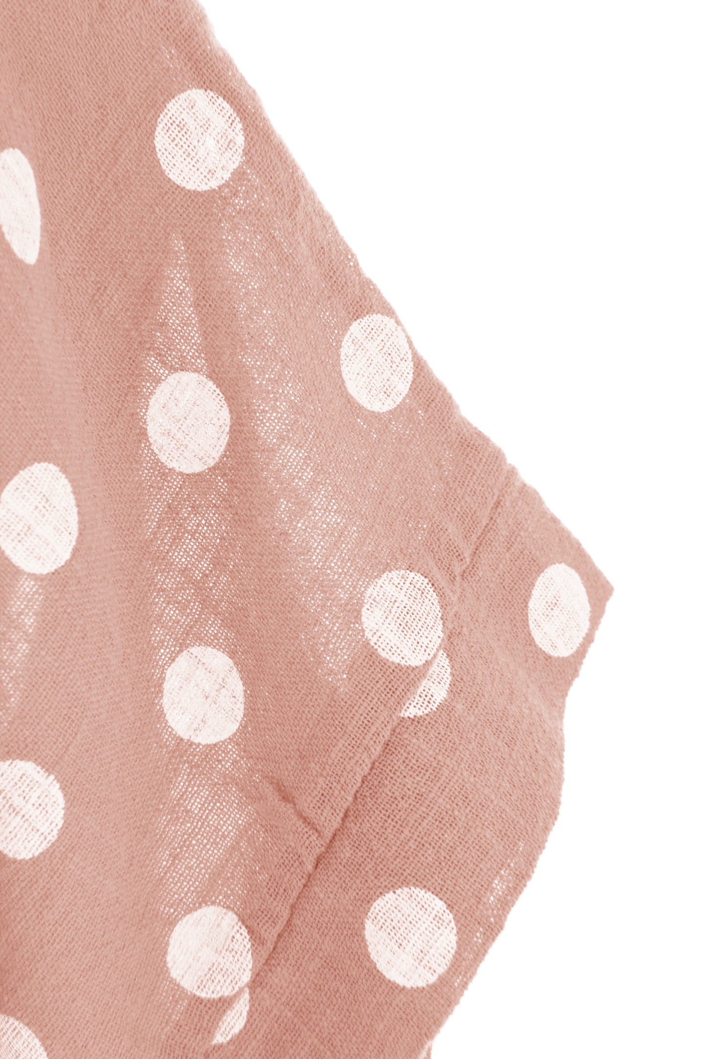 Polka Dot Print Necklace Top