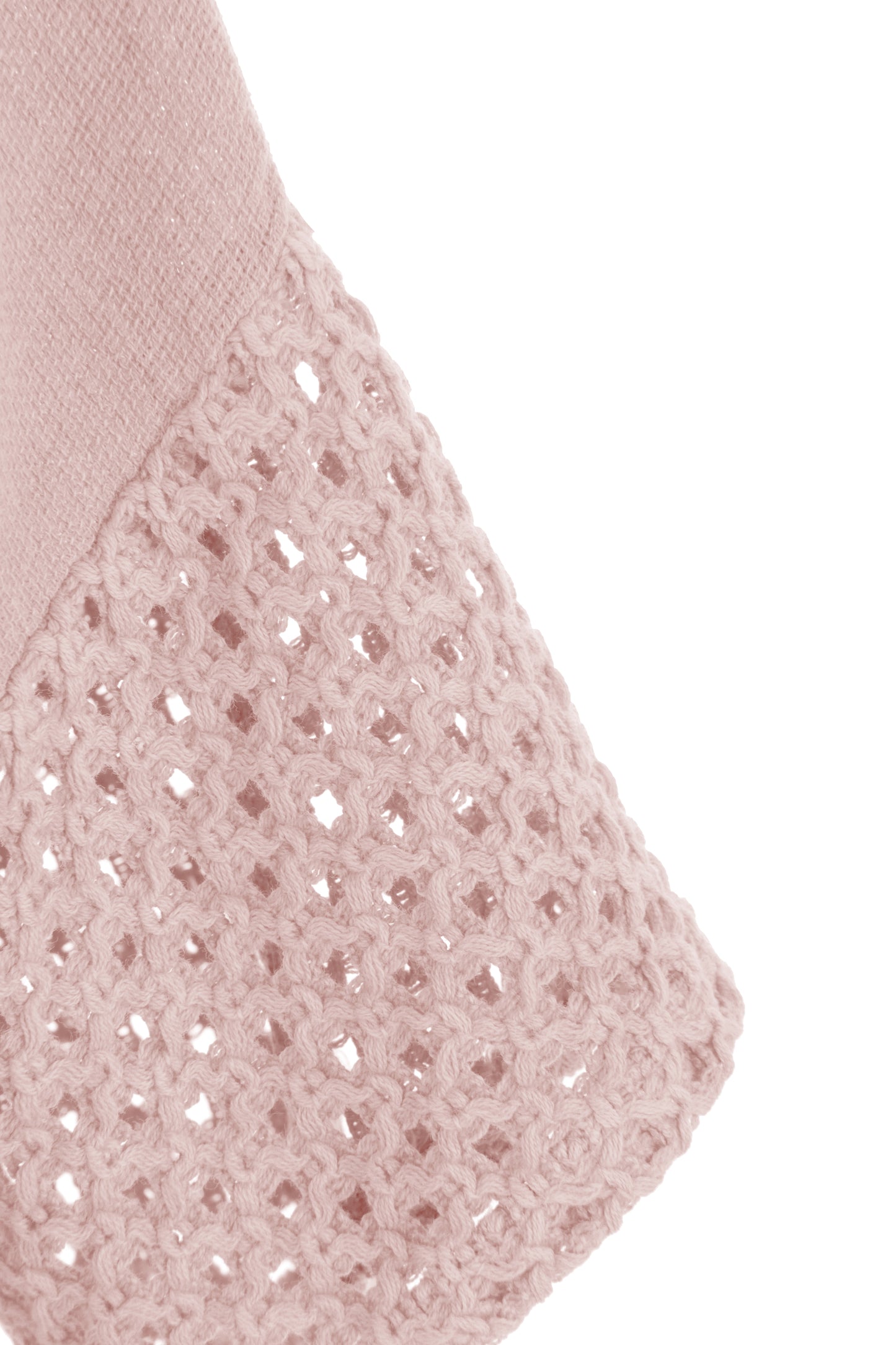 2 Pocket Crochet Detail Teabag Top
