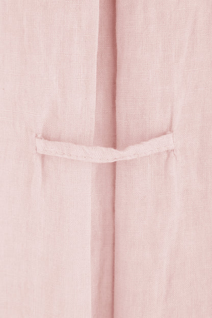 Collar V Neck Linen Shirt