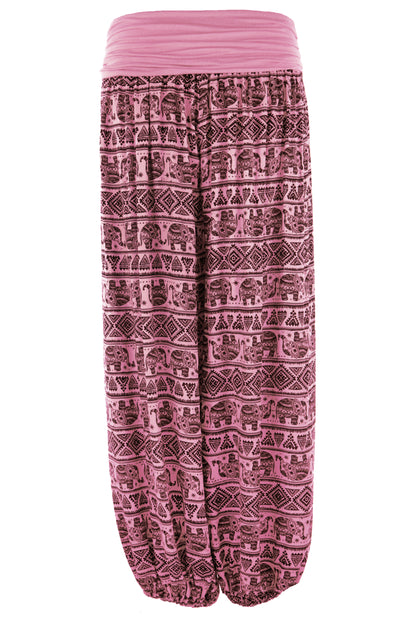 Elephant Print Harem Trouser