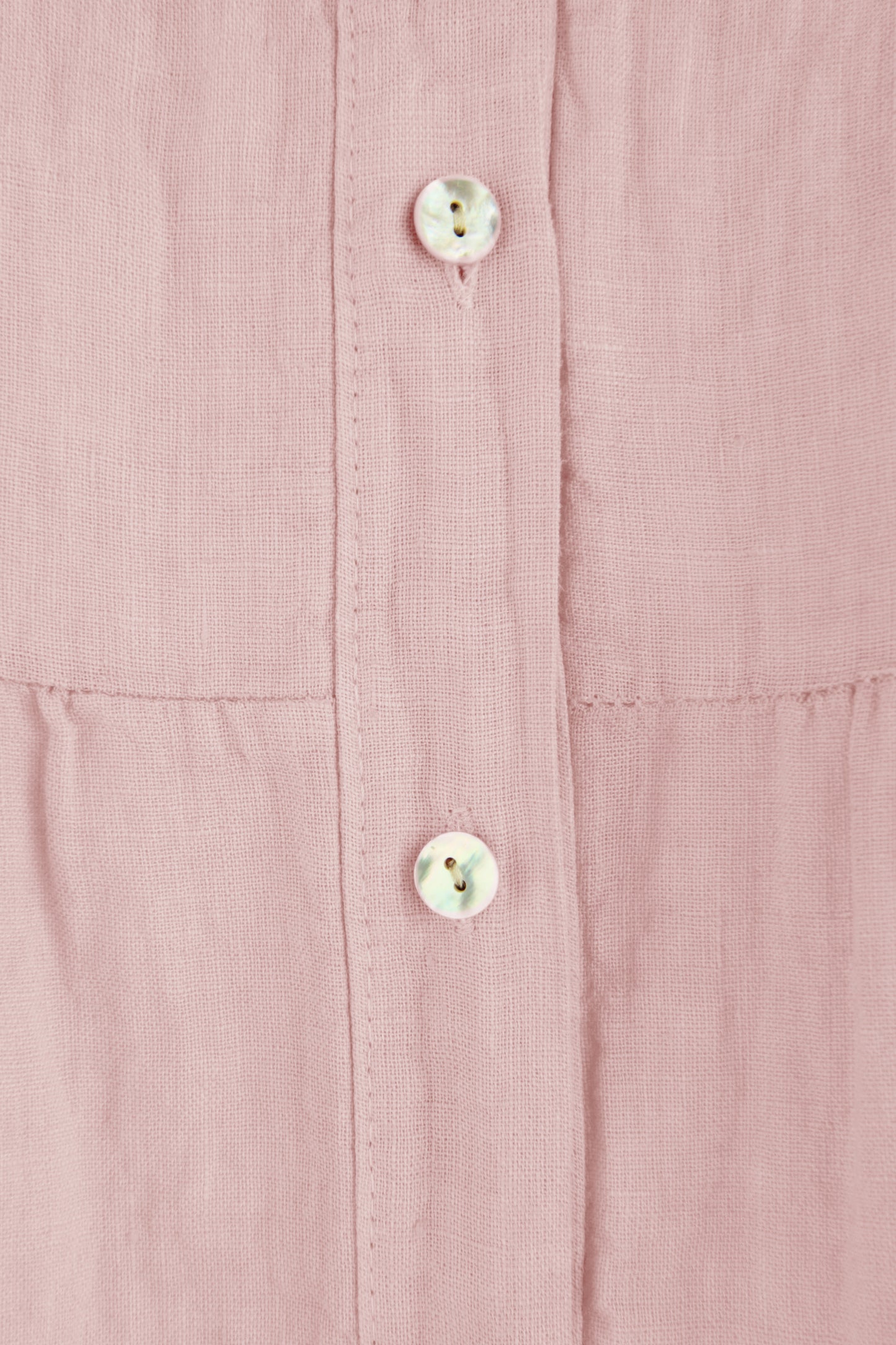 Sleeveless Tiered Linen Top