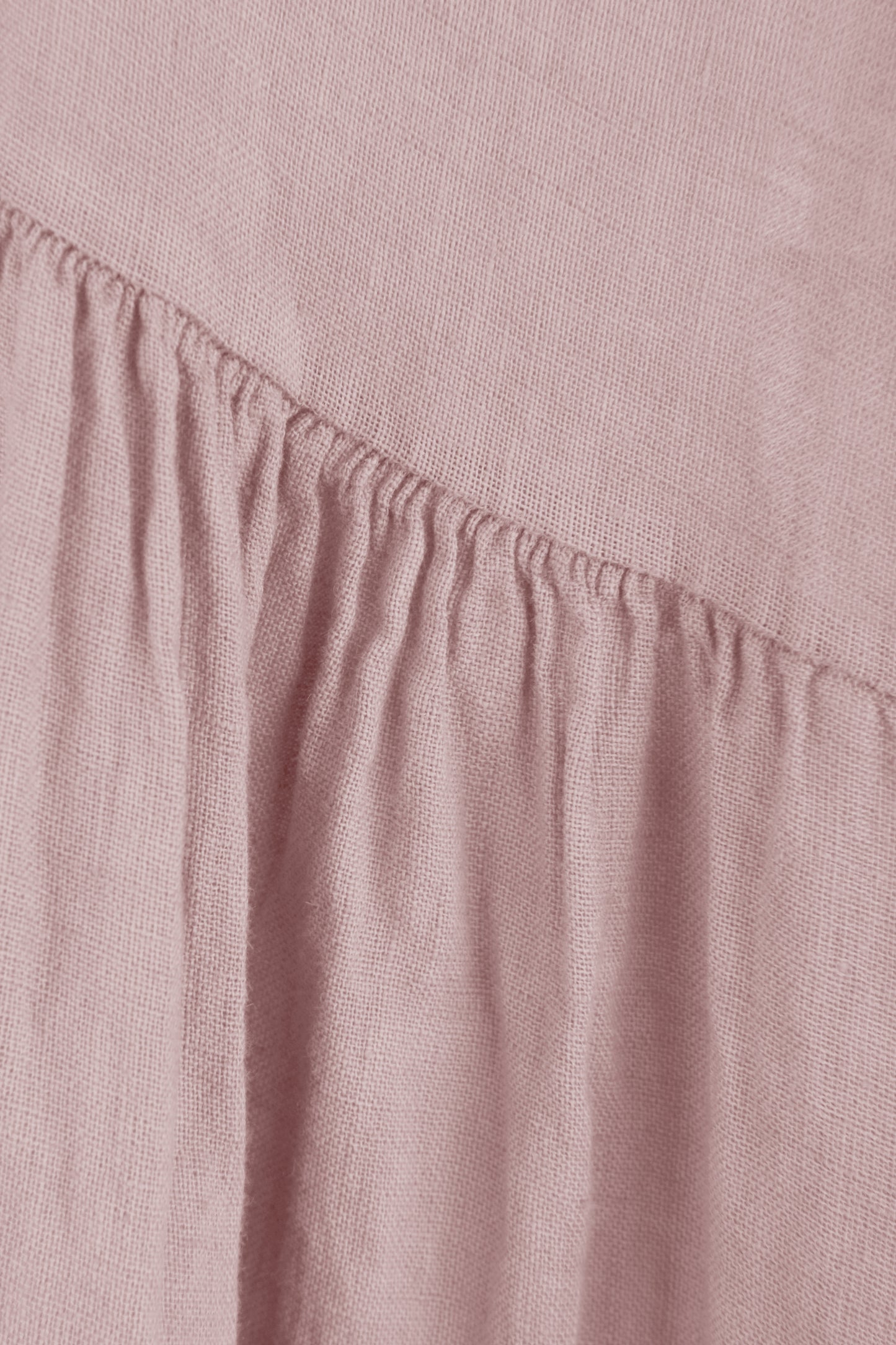 Pleat Panel Linen Dress