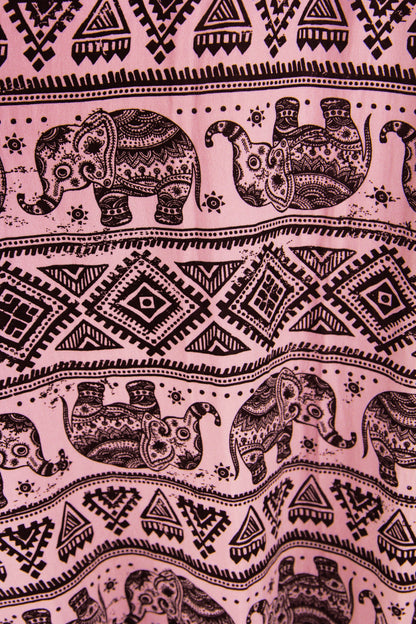 Elephant Print Harem Trouser