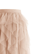 Load image into Gallery viewer, Ruffle Tulle Midi Skirt
