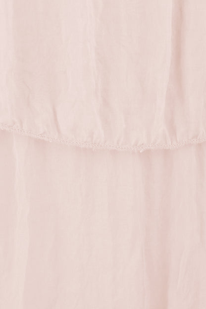 Ruffle Silk Dress