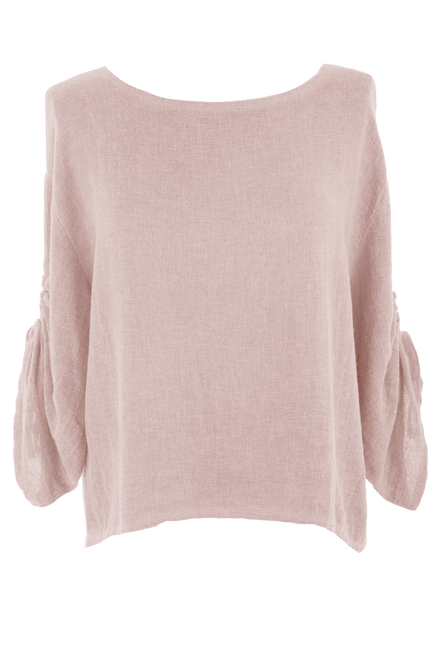 Ruched Sleeve Teabag Top