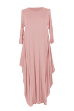 Load image into Gallery viewer, 3/4 Sleeve Draped Dress
