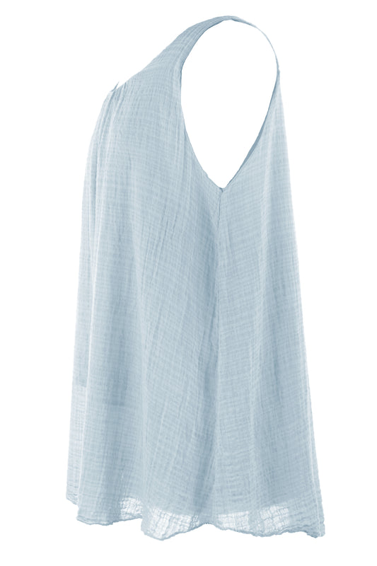 Plain Cheesecloth Vest