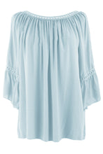 Load image into Gallery viewer, Crochet Trim Cut-out Shoulder Top
