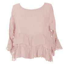 Load image into Gallery viewer, Frill Hem Crop Top
