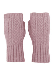 Load image into Gallery viewer, Fingerless Cashmere Knit Gloves
