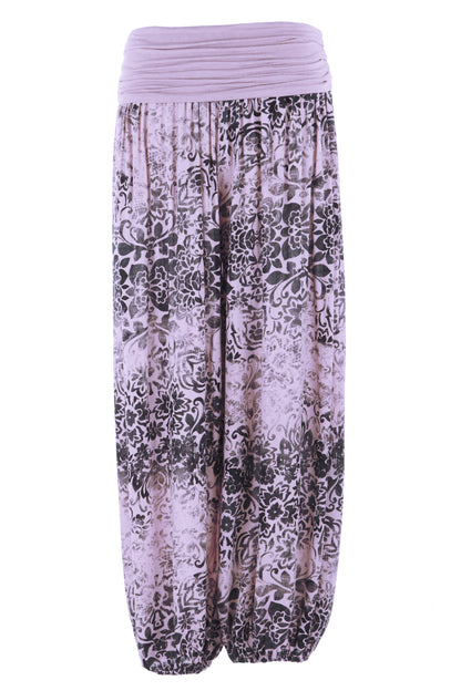 Floral Print Harem Trouser