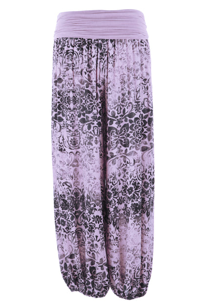 Floral Print Harem Trouser