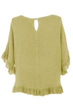 Load image into Gallery viewer, Frill Hem Teabag Top
