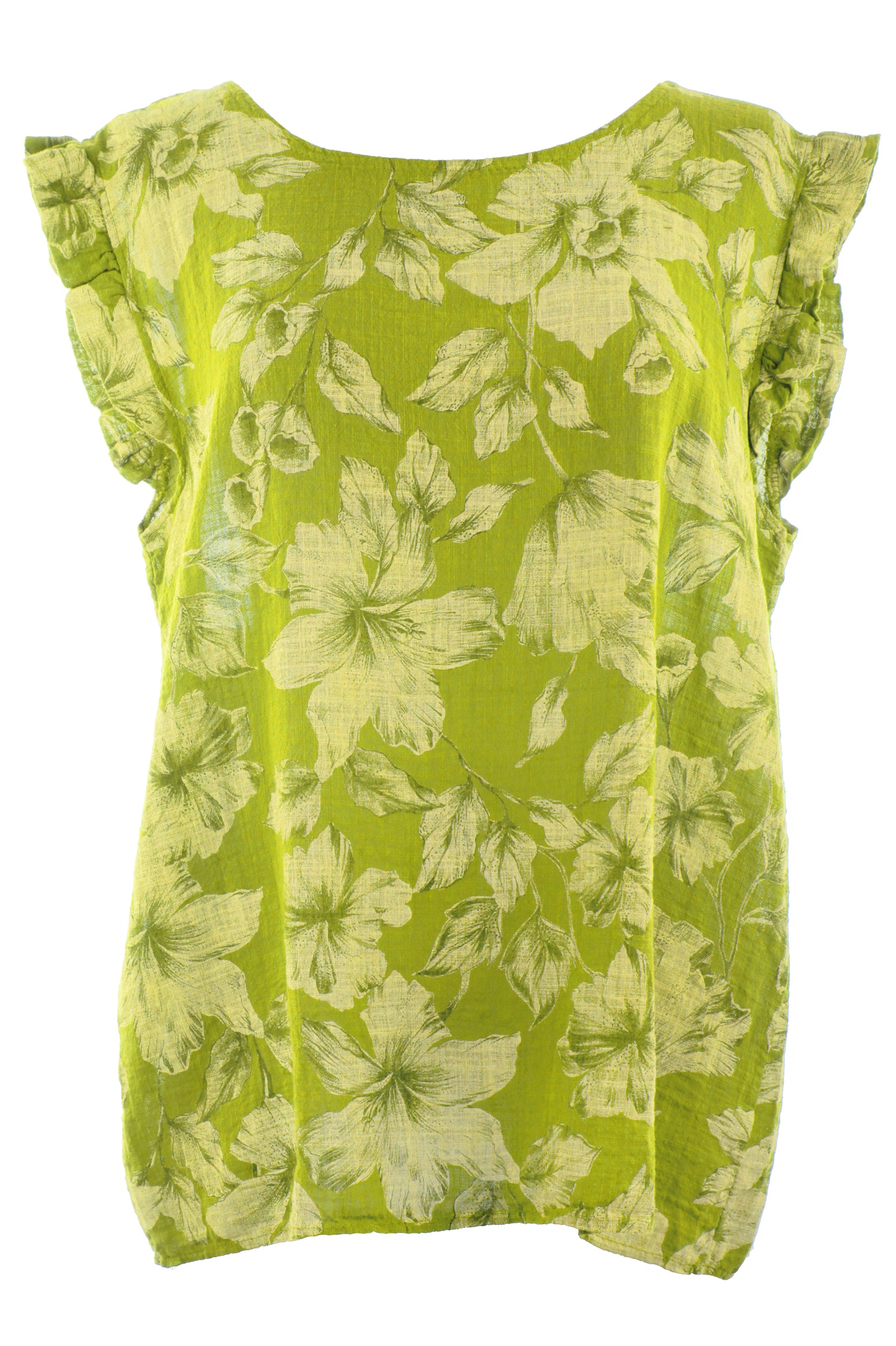 Floral Sleeveless Cotton Top