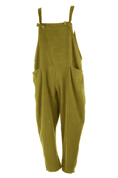 Corduroy Knot Dungarees
