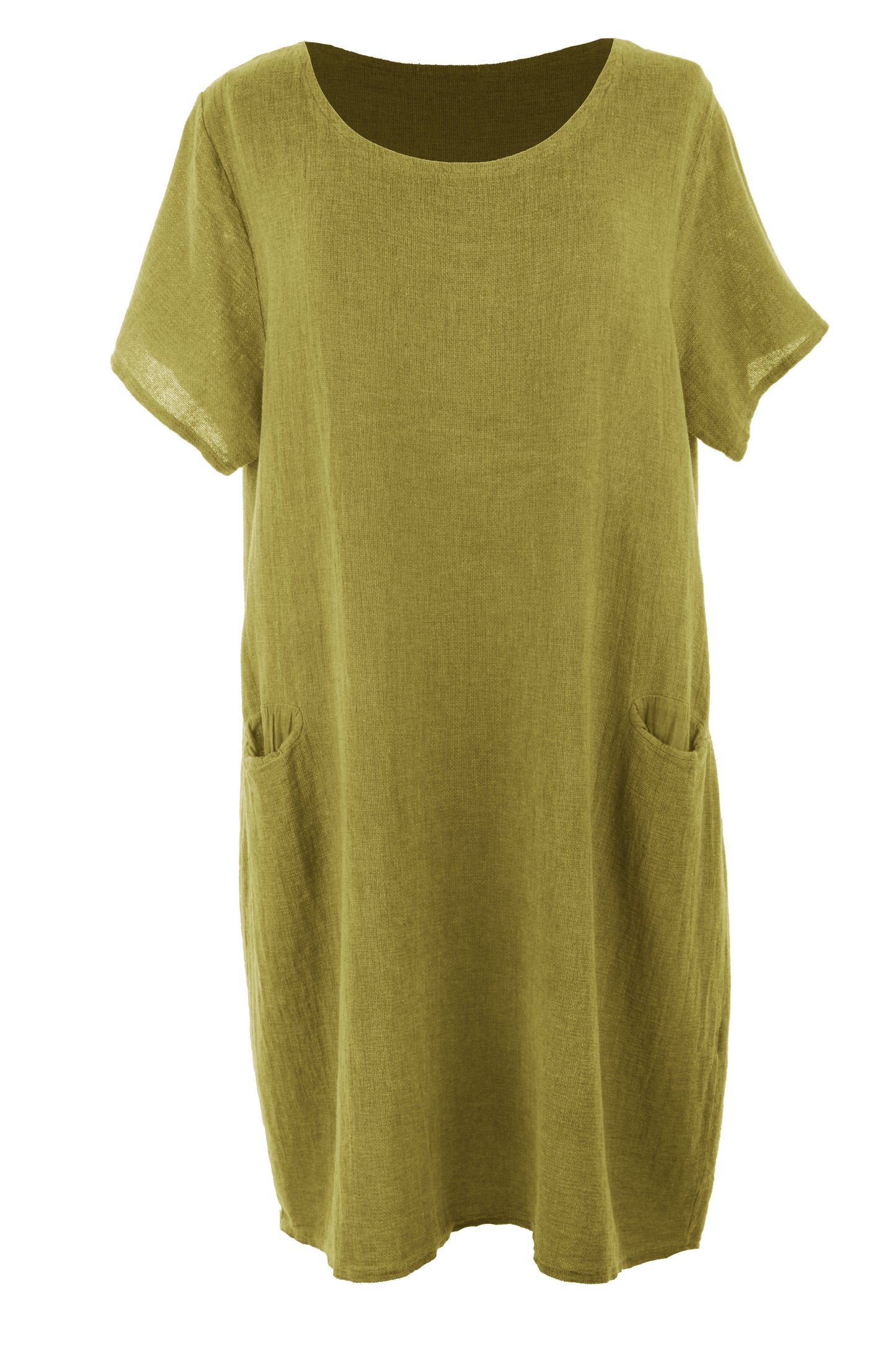 2 Pocket Teabag Linen Dress