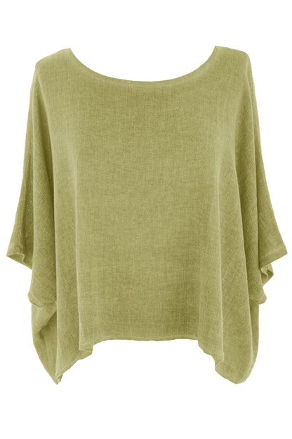 Button Detail Back Teabag Top