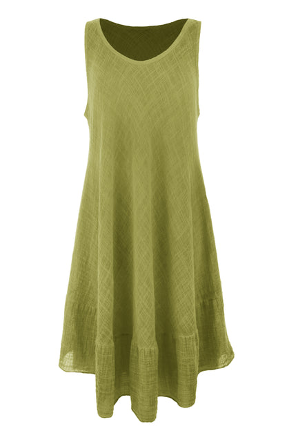 Sleeveless Bias Cut Dress