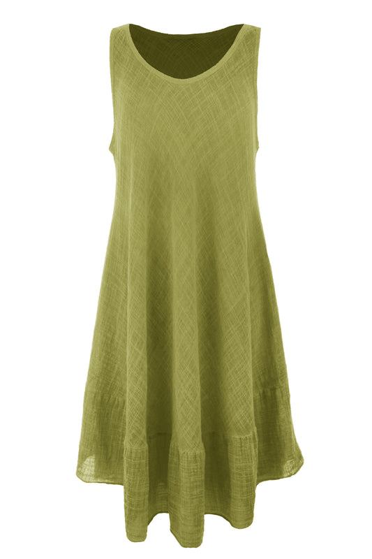 Sleeveless Bias Cut Dress