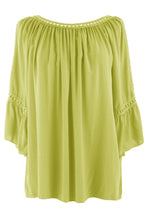 Load image into Gallery viewer, Crochet Trim Cut-out Shoulder Top
