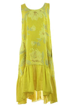 Load image into Gallery viewer, Floral Frill Hem Linen Dress
