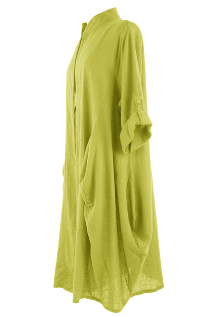 Tab Back Linen Jacket