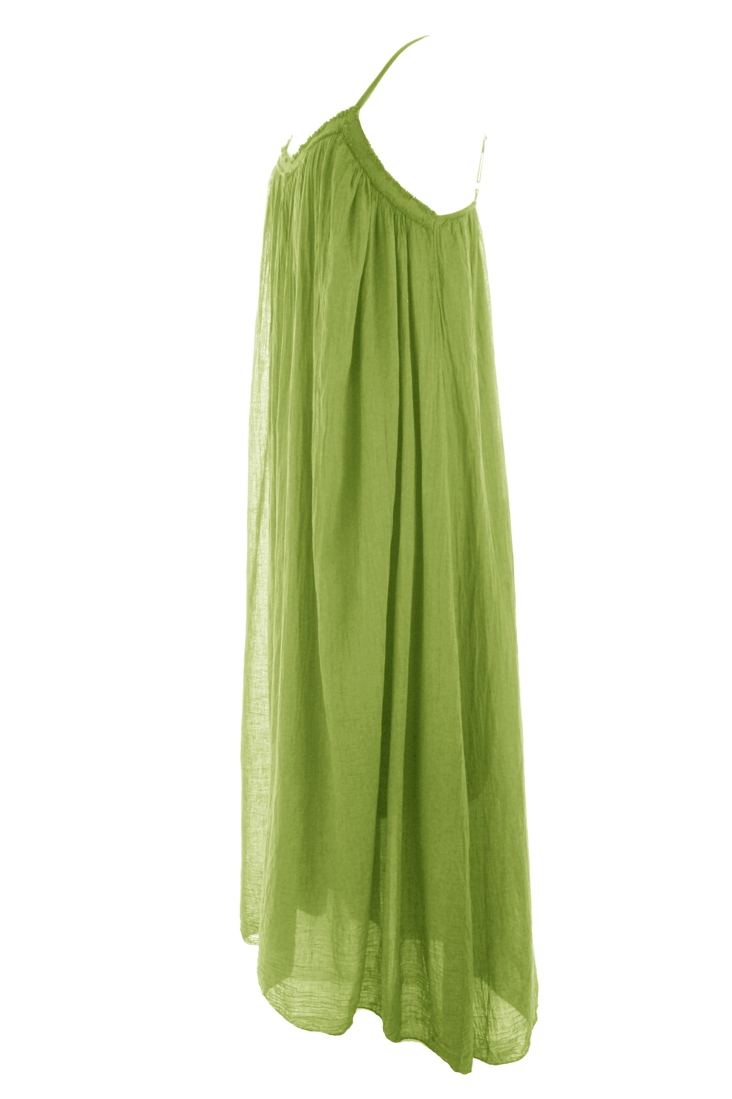 Strappy Cotton Midi Dress