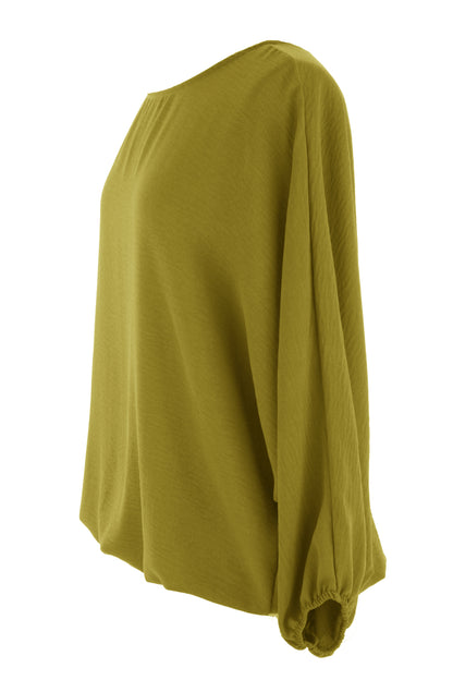 Puffball Hem Necklace Top