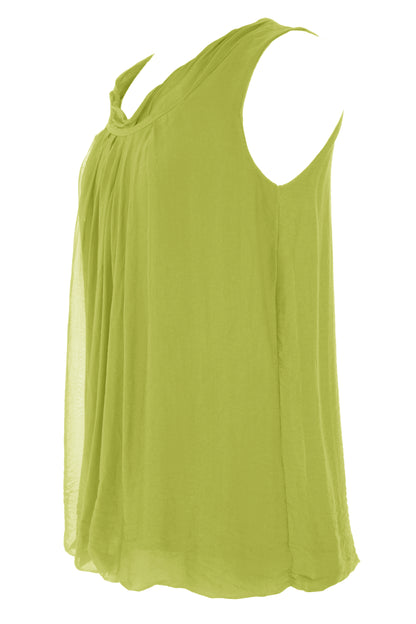 Puffball Silk Vest